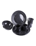 Service de table émaillé Mil-Tec 12 pièces pour quatre couverts 2,2 kg résistant au feu