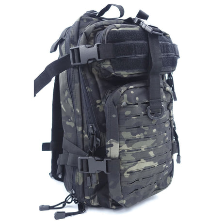 Sac à dos 27 L Assault Pack polyester 600D MOLLE à découpe laser