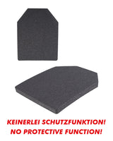 Plaques factices Mil-Tec en mousse XPE 33 x 25,5 cm 63 g pour gilet porte-plaques