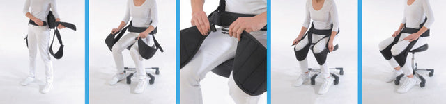 Coussin de soutien lombaire MFH Bay-Sit Lite en nylon Cordura 1000D pour poste assis