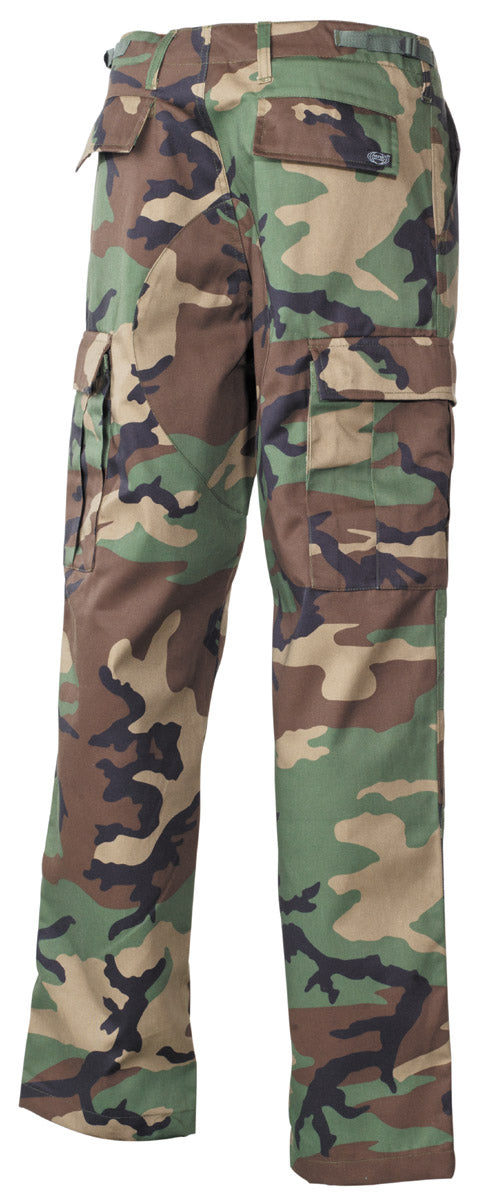 Pantalon de combat US BDU MFH polycoton 65/35 genoux et fessier renforcés six poches