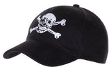 Casquette plate PureTrash brodée tête de mort en coton à boucle métallique