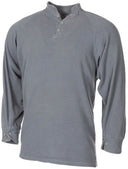 Chemise en jersey danoise à patte boutonnée, surplus d'occasion, lot de 10