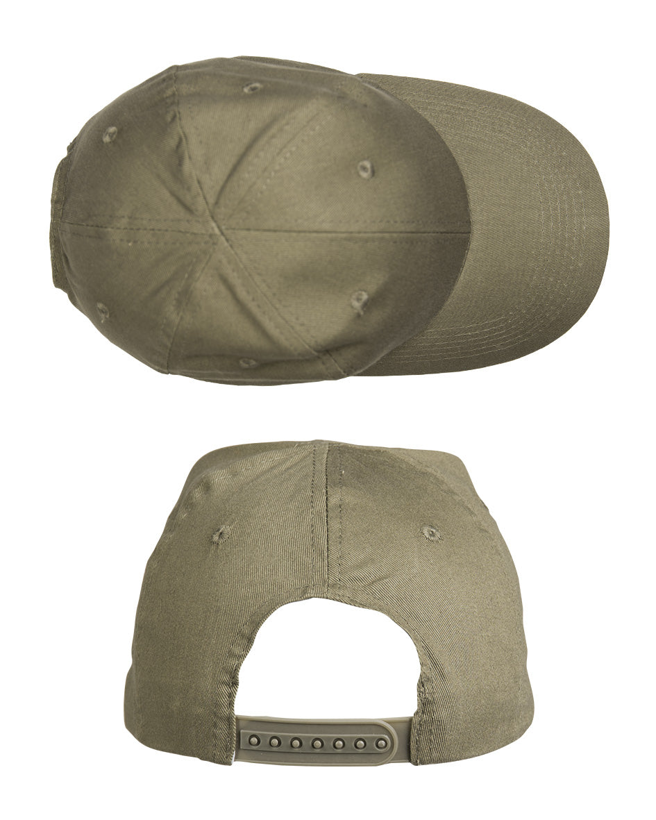 Casquette type baseball Mil-Tec en 100 % coton à visière et réglage arrière par clip