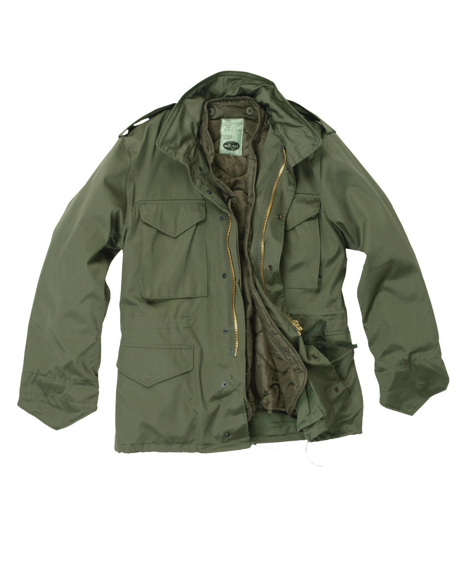Veste de combat Mil-Tec type US M65 en polycoton avec doublure ouatée 170 g/m²