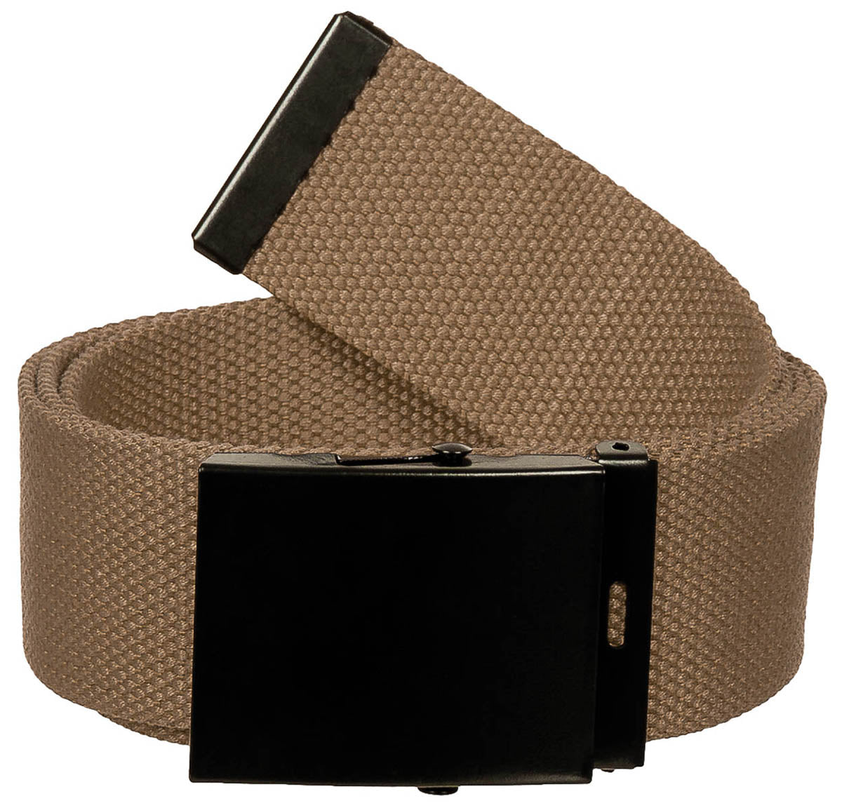 Ceinture MFH en toile coton 4,5 cm à boucle métallique réglable à 130 cm