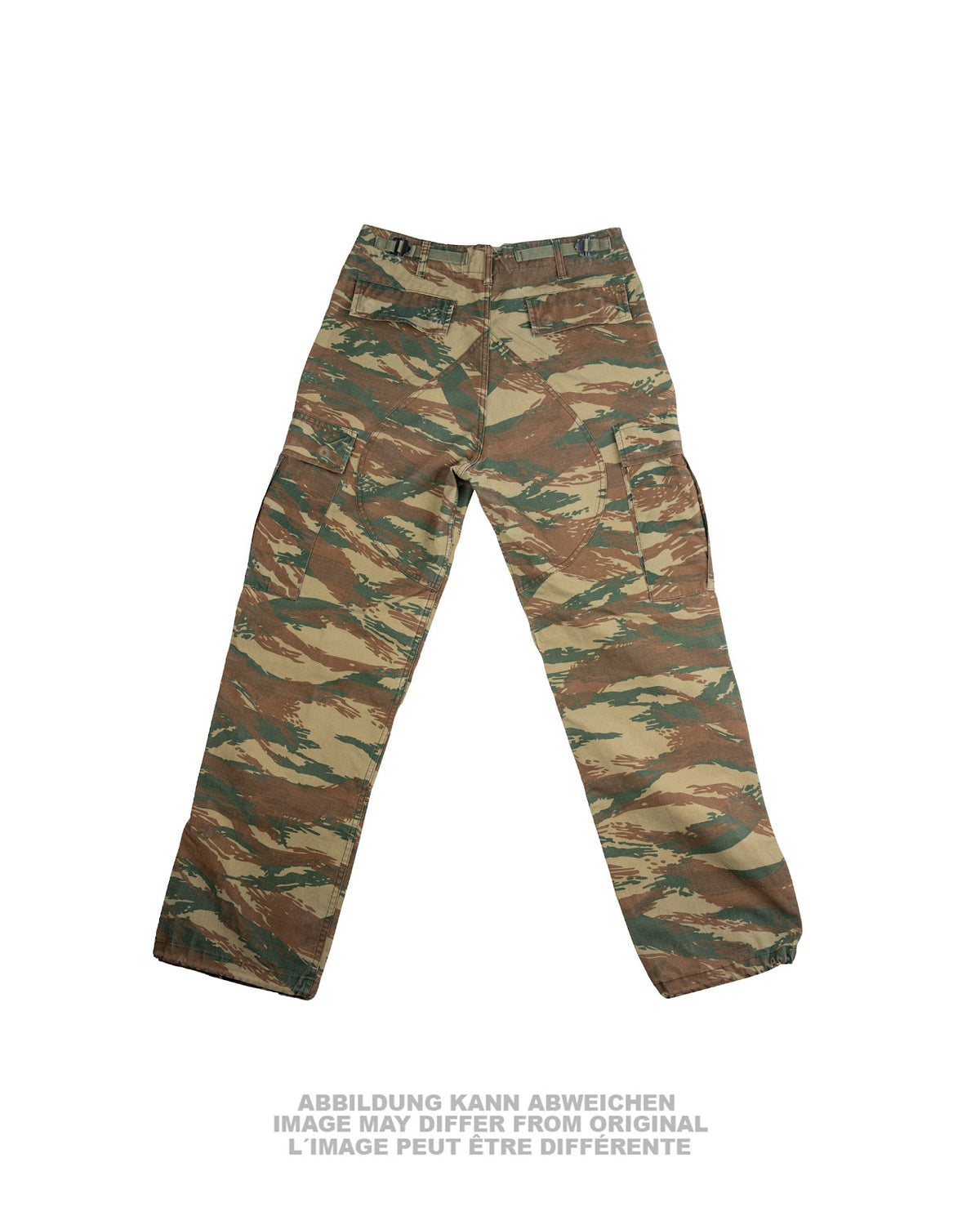 Pantalon de combat grec de coupe BDU en coton-polyester, pièce déjà portée