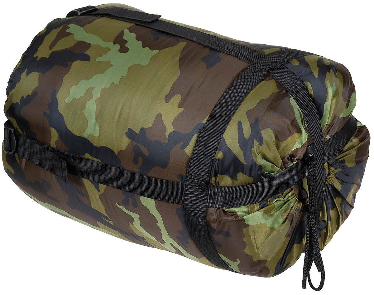 Sac de couchage sarcophage MFH garnissage 2 couches confort 2,4 °C extrême -19,6 °C