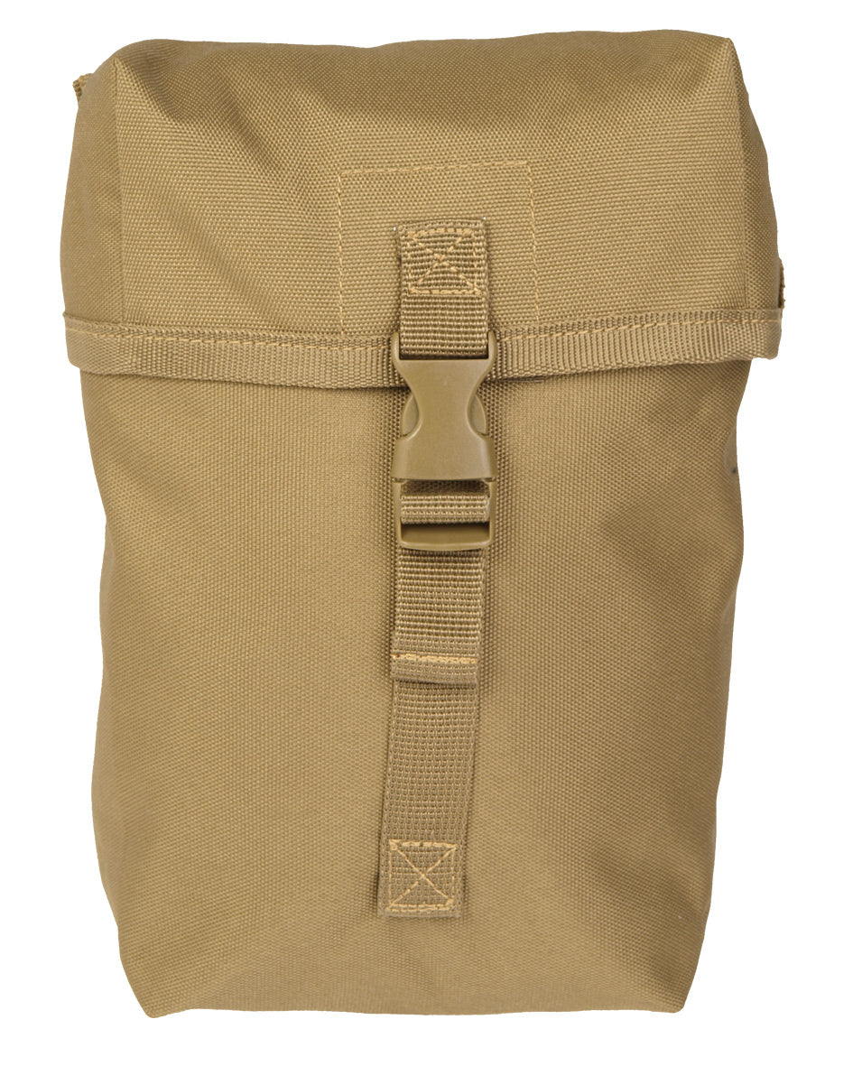 Pochette multi-usages Mil-Tec en polyester enduit PVC 16 × 10 × 21 cm avec œillet de drainage
