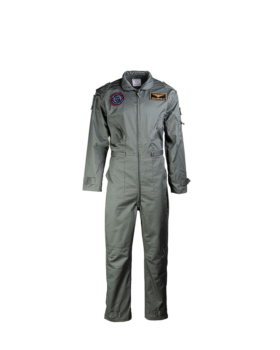 Combinaison de vol type US Mil-Tec enfant en polycoton avec quatre écussons amovibles