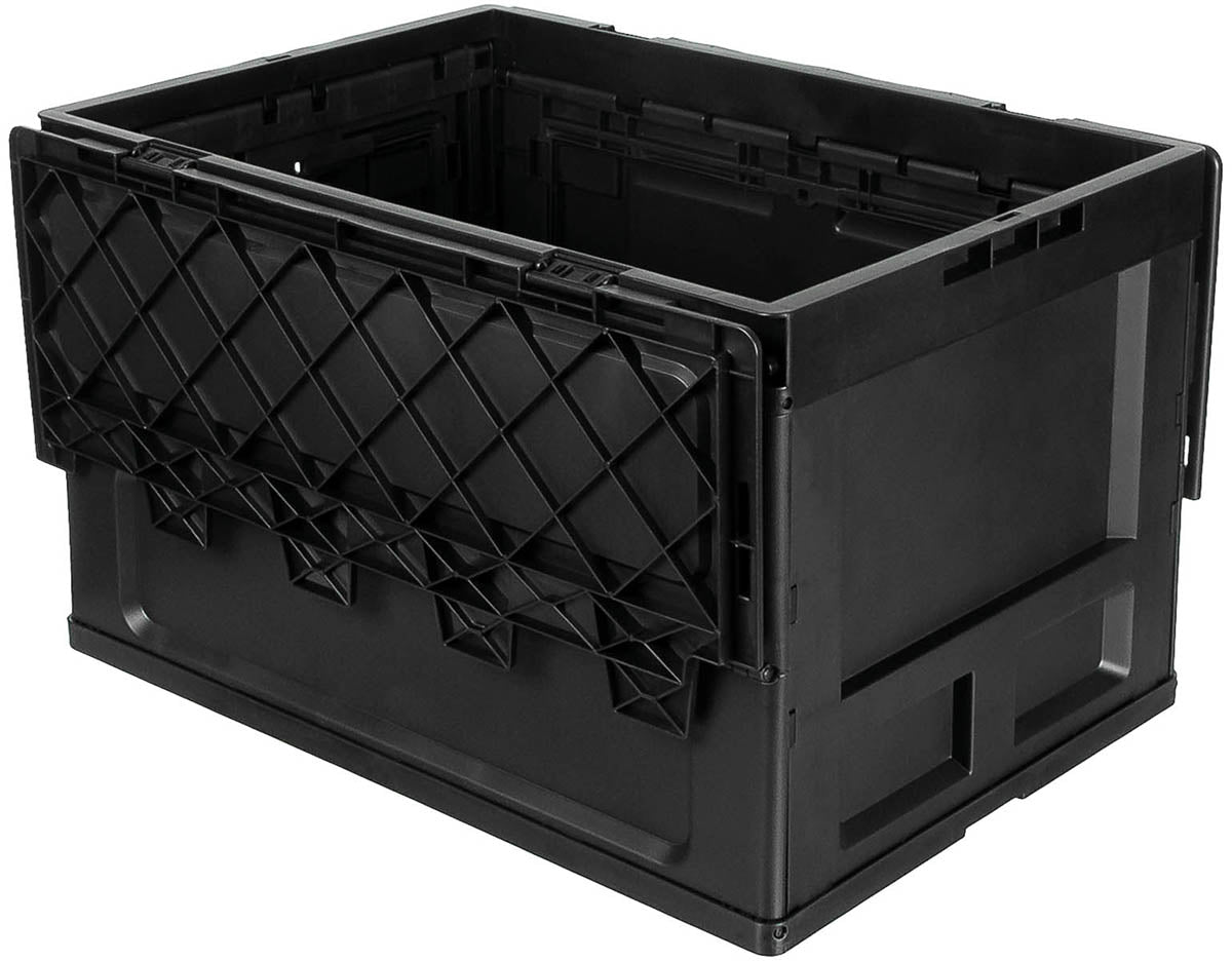 Caisse pliable MFH en polypropylène 20 et 60 l empilable à couvercle intégré