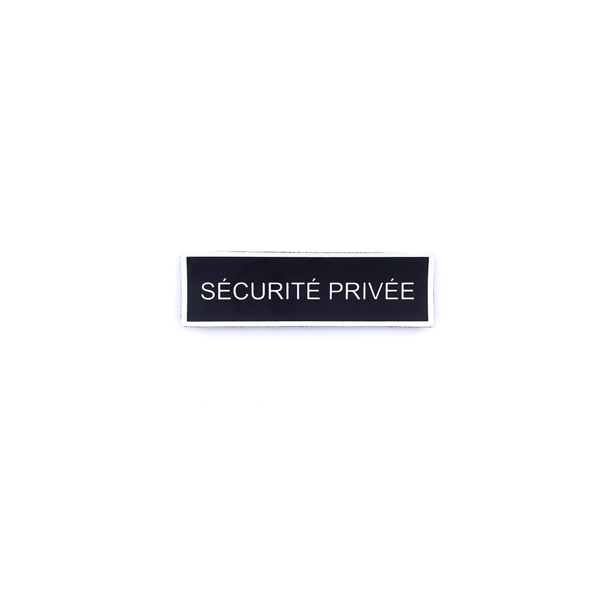 Bandeau d'identification Patrol Equipement Sécurité Privée rétroréfléchissant 10 x 3 cm
