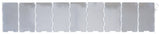 Pare-vent de réchaud pliant Fox Outdoor en aluminium 65 x 13 cm à neuf lamelles