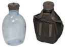 Gourde en plastique autrichienne, surplus d'occasion pour le bivouac et la popote, lot de 5