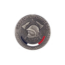 Médaille Patrol Equipement Sapeurs-Pompiers en acier frappé en relief 45 mm