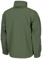 Veste softshell MFH Viper à capuche intégrée et renforts de coudes 8000 mm