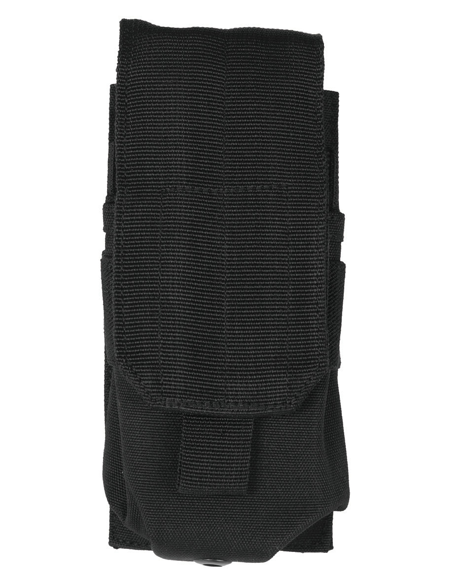 Porte-chargeur simple 5.56 mm M4 M16 Mil-Tec en polyester enduit PVC 8 × 5 × 17 cm
