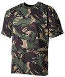 T-shirt US manches courtes MFH 170 g/m² coton à impression réactive col renforcé