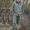 Parka Mil-Tec silencieuse à veste polaire amovible, capuche et huit poches