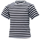 T-shirt enfant MFH Marine russe à rayures, coton jersey 160 g/m², manches courtes