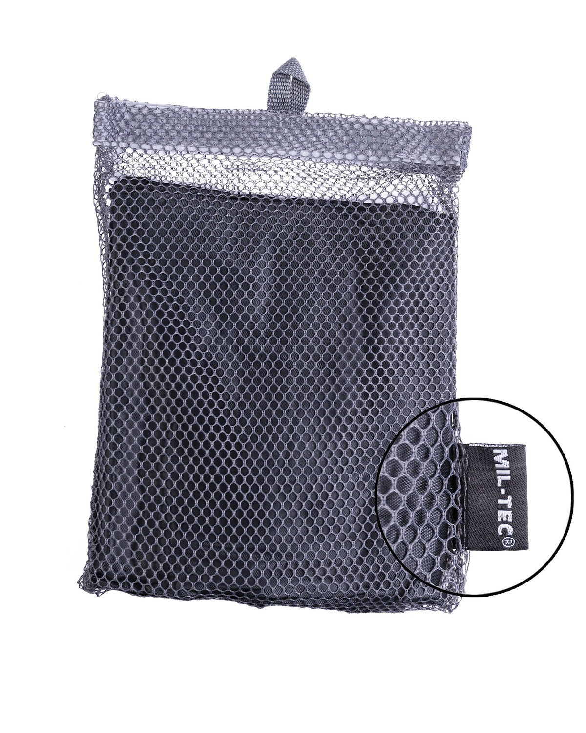 Poncho Mil-Tec en PVC 0,15 mm de 203 x 127 cm et 300 g avec filet de rangement