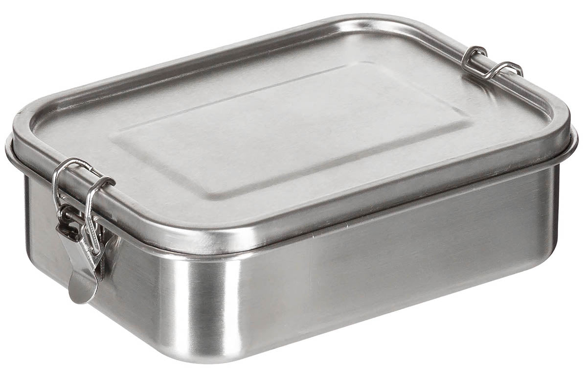 Boîte-repas Fox Outdoor Premium en acier inoxydable 0,7 ou 1 l à joint silicone