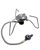 Réchaud à gaz Mil-Tec pliable aluminium et acier inoxydable 3500 W tuyau 36 cm