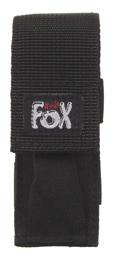 Étui à couteau Fox Outdoor grand modèle en polyester 13,5 cm à double fixation