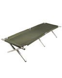 Lit picot type US Mil-Tec cadre aluminium 210 x 70 cm charge 250 kg avec sac de transport