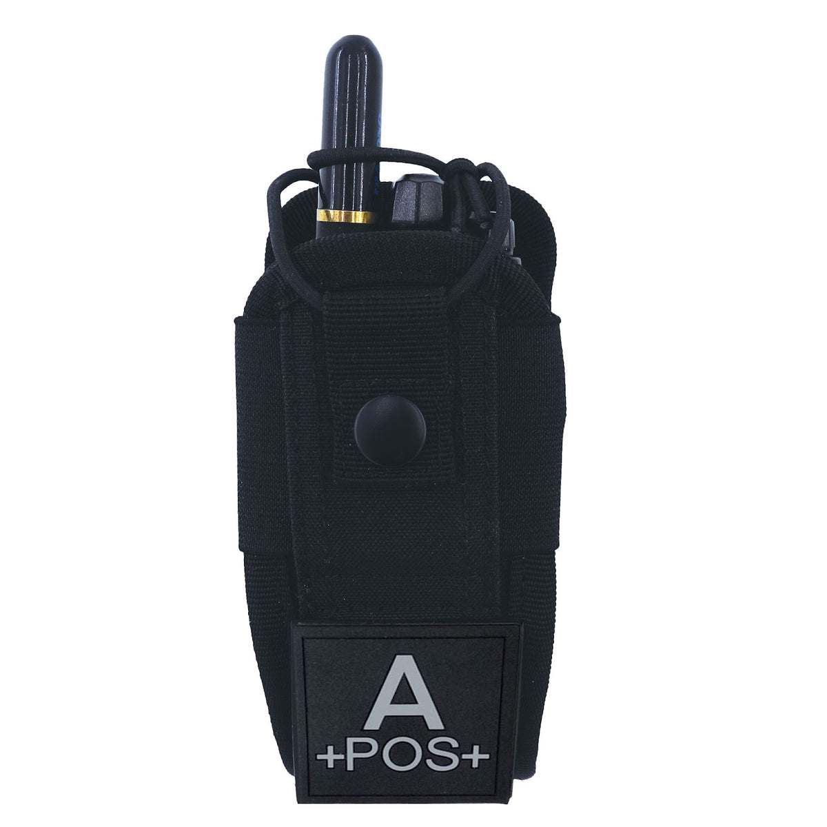 Porte-radio en Cordura attache MOLLE et patte élastique 15 x 6 x 4 cm