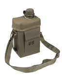 Gourde Mil-Tec Patrol Canteen 2 litres en polyéthylène avec housse et sangle réglable