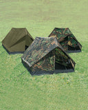 Tente 2 places Mil-Tec Mini Pack Super en polyester 205 x 145 cm colonne 1500 mm