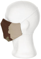 Masque bouche-nez lavable MFH en polycoton 65 % polyester et 35 % coton