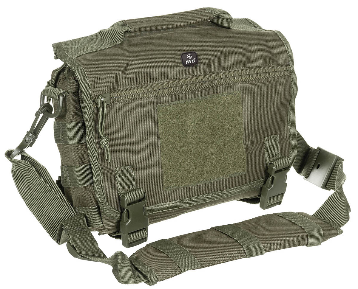 Sacoche de transport MFH MOLLE 4 L avec rabat amovible et porte-carte transparent