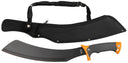 Machette Samurai MFH lame acier 3Cr13 de 34 cm avec étui nylon et bandoulière
