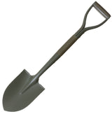Pelle Type II MFH acier au carbone et bois rivetée 70 cm lame à marchepied