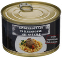 Conserve de plat cuisiné au bœuf MFH 400 g sans conservateur ni exhausteur