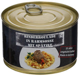 Conserve de plat cuisiné au bœuf MFH 400 g sans conservateur ni exhausteur