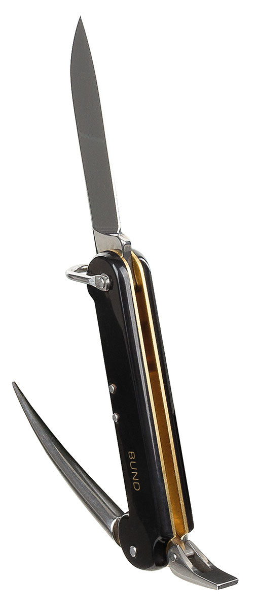 Couteau de marine BW MFH lame 7,7 cm avec épissoir verrouillable de 8 cm