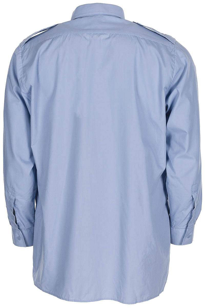 Chemise de service britannique à manches longues, surplus d'occasion, lot de 10