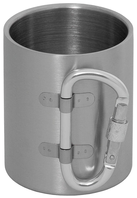 Quart Fox Outdoor en acier inoxydable double paroi 300 ml avec mousqueton