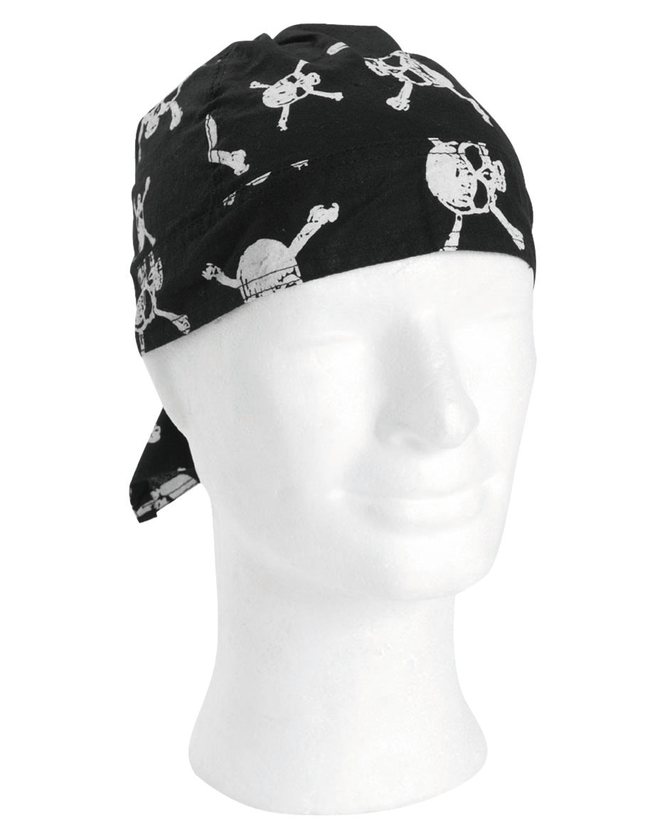 Bandana de tête Mil-Tec en coton 100 % à nouer sous un casque ou une casquette