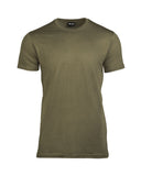 T-shirt Mil-Tec de coupe US en coton jersey simple, grammage 140 à 145 g/m²