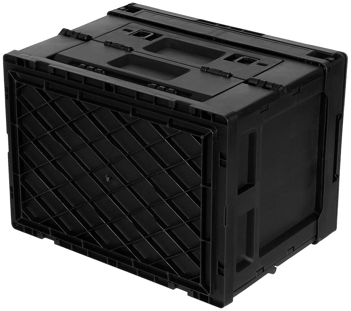 Caisse pliable MFH en polypropylène 20 et 60 l empilable à couvercle intégré
