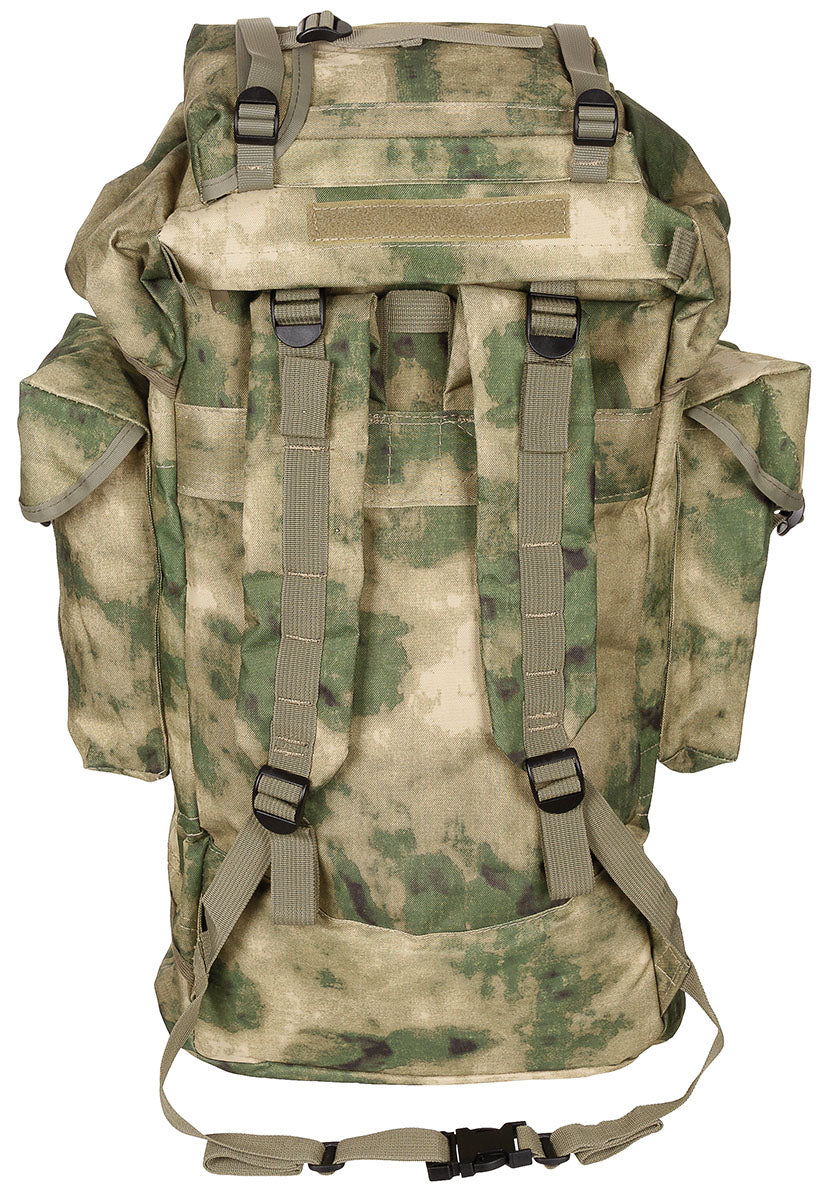 Sac à dos de combat type BW MFH 65 l armature aluminium compartiment bas séparable