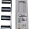 Support mural MFH Wip pour skis et pelles en acier 43 x 14 cm charge 10 kg par paire