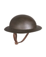 Casque d'entraînement Mil-Tec gabarit US M17 en acier 900 g coiffe cuir de chèvre