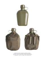 Gourde de l'armée autrichienne de 0,75 litre avec quart en acier inoxydable