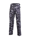 Pantalon de combat type BDU Mil-Tec en polycoton 80/20 six poches et taille réglable