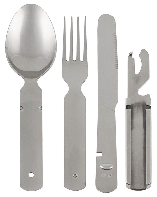 Couverts MFH type BW 4 pièces en acier inoxydable 19 cm version renforcée